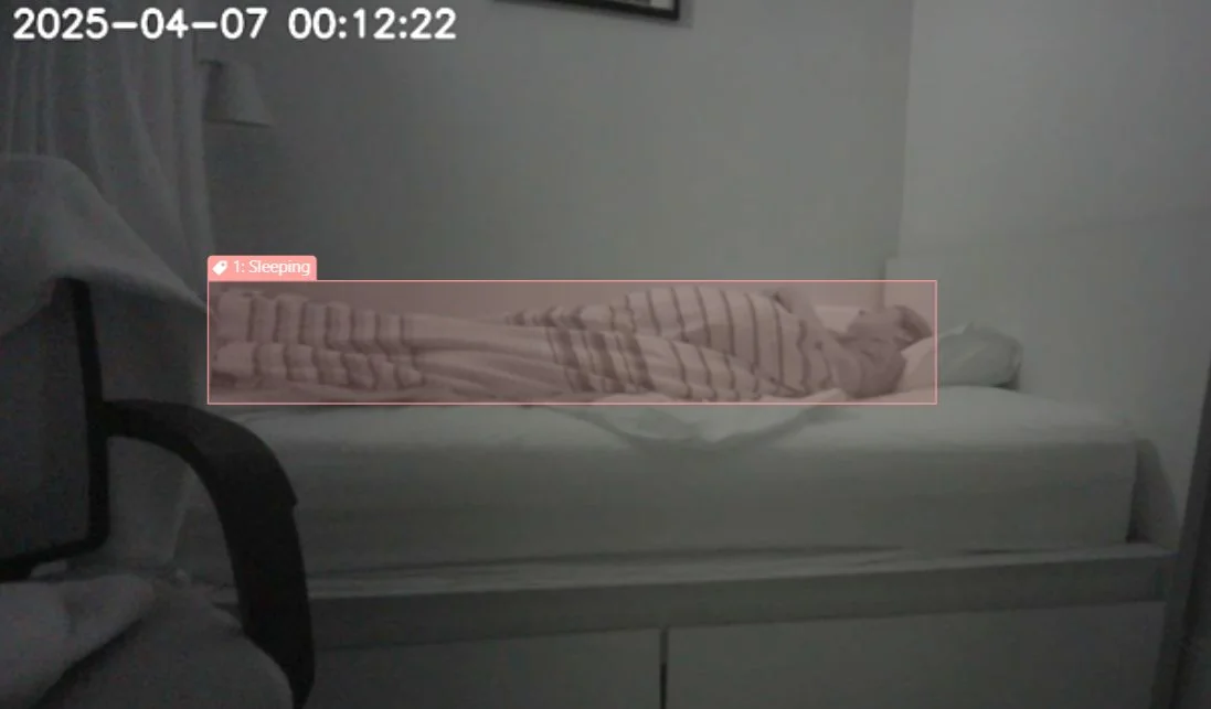 SleepVision: Live sleep detection on Raspberry Pi